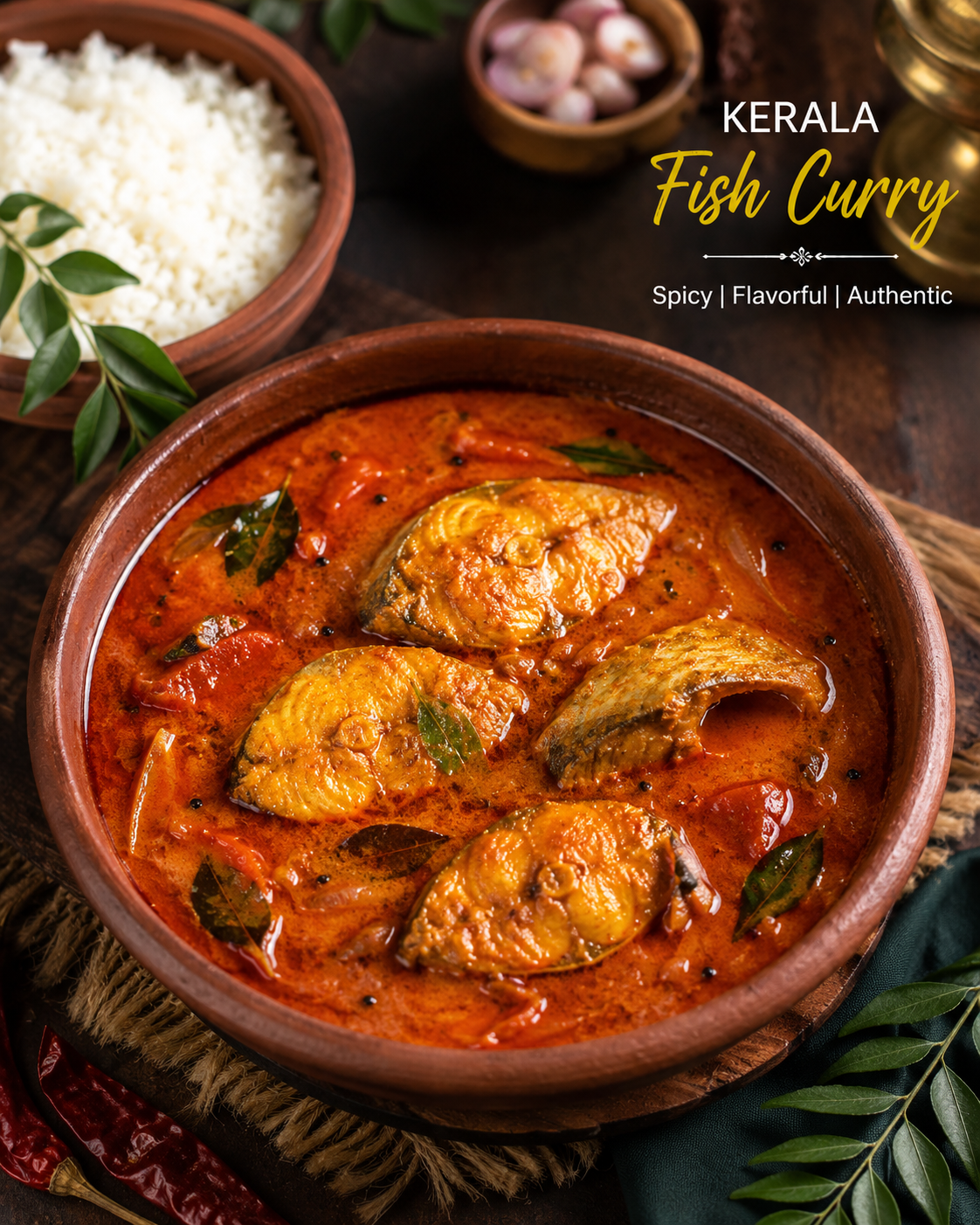 Kerala Style Fish Curry with Wood Pressed Coconut Oil — Authentic Recipe