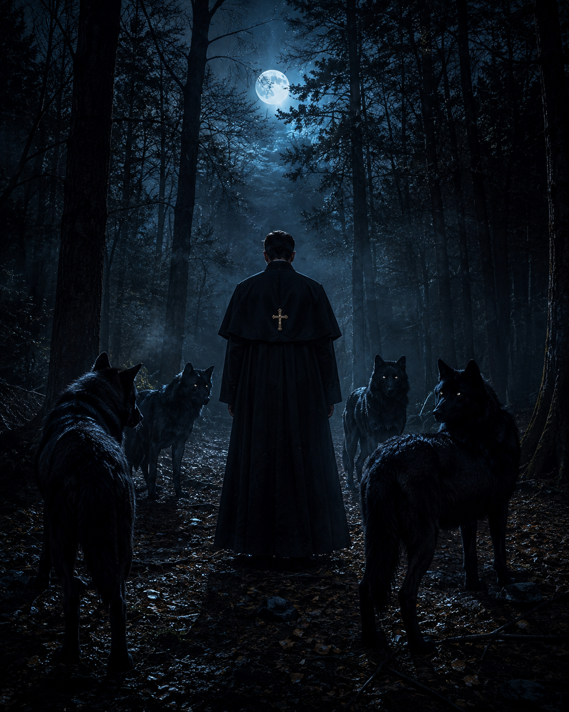 Le Père Mathieu et ses Chiens Noirs —