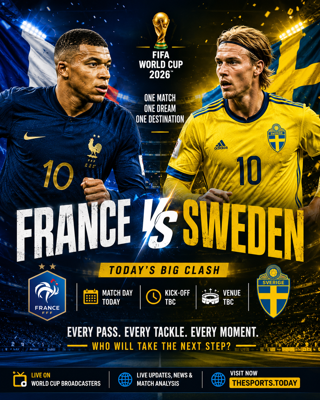 France vs Sweden: FIFA World Cup 2026 Preview — Can Sweden Stop One of Football’s Biggest Giants?