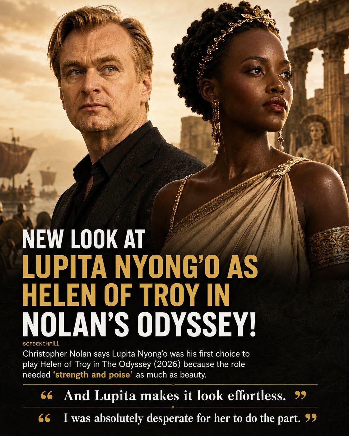 Christopher Nolan, Lupita Nyong’o