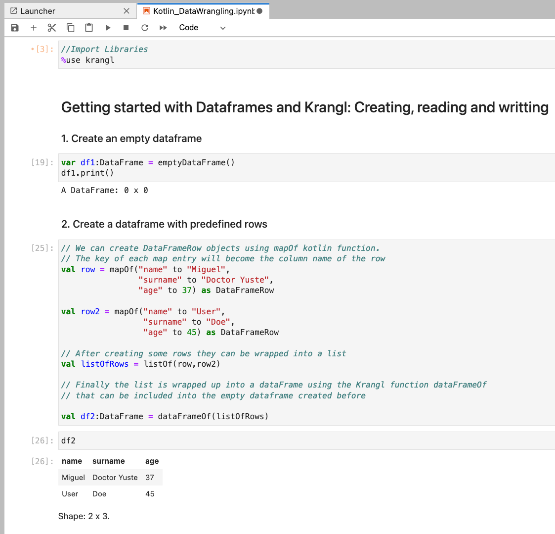 Data Science and Kotlin — Introducing Dataframes With Krangl | by Miguel  Doctor Yuste | Better Programming