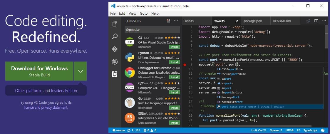 New Editor: VS Code. Trying out Visual Studio Code.. So far… | by Kevin ...
