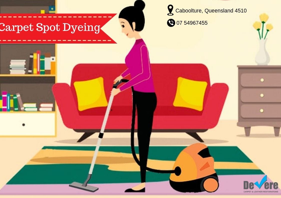 Best Carpet Spot Dyeing in Sunshine Coast by Carpet andLeather Medium