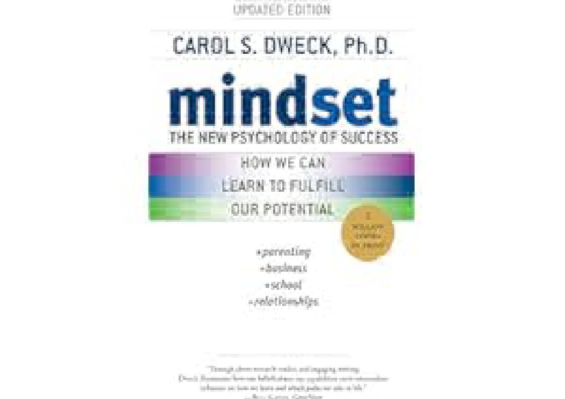 Download Books Mindset: The New Psychology of Success — Carol S. Dweck ...