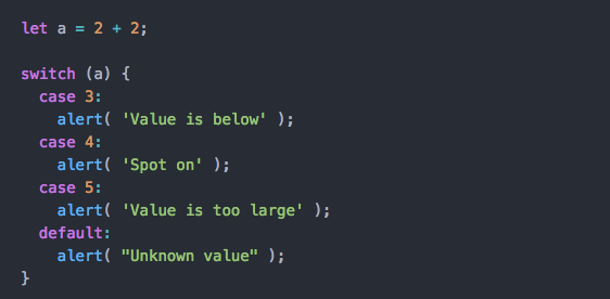 Using the Switch Statement in Javascript | by Susanne Lundkvist | Medium