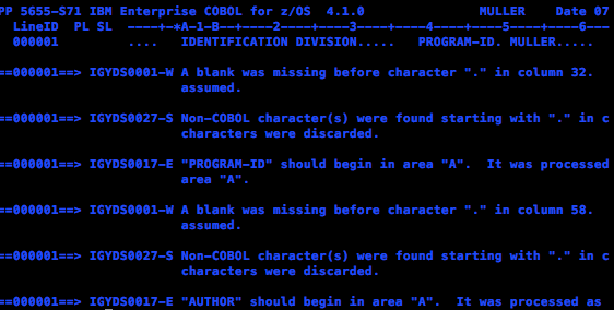 Hello World on z/OS. Let me tell you … karma is a bitch. | by