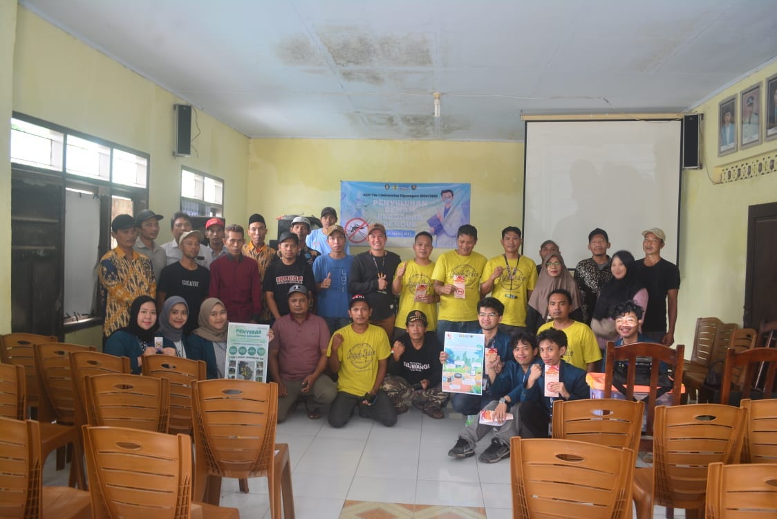 Bersama KKN Undip, Silirejo Cegah DBD lewat Edukasi Pengendalian Jentik nyamuk