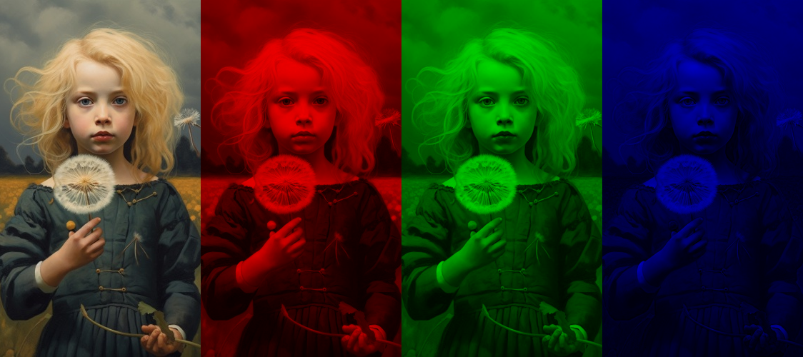 Digital art in Python: decomposing an image in its color channels | by ...