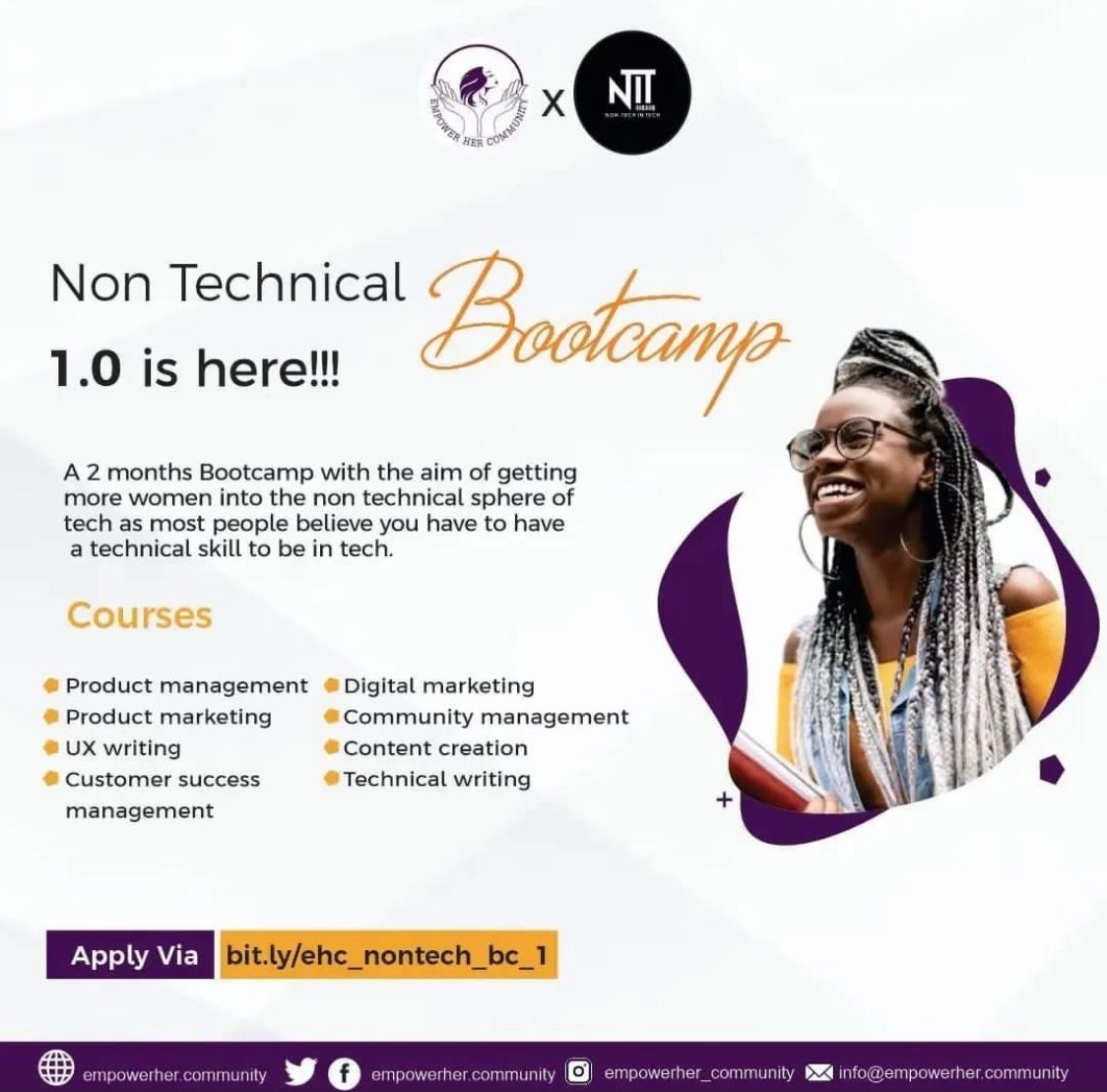 MY EXPERIENCE AT THE EMPOWER HER COMMUNITY x NON-TECH IN TECH NON ...