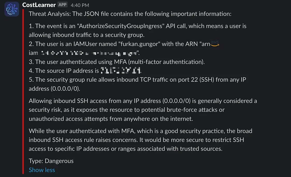 Automating Anomaly Detection in AWS CloudTrail Logs — figure