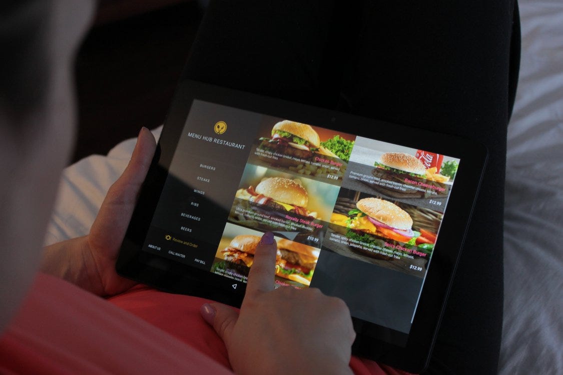 Tablet Menu Restaurant. Modernize your business approach at the… by