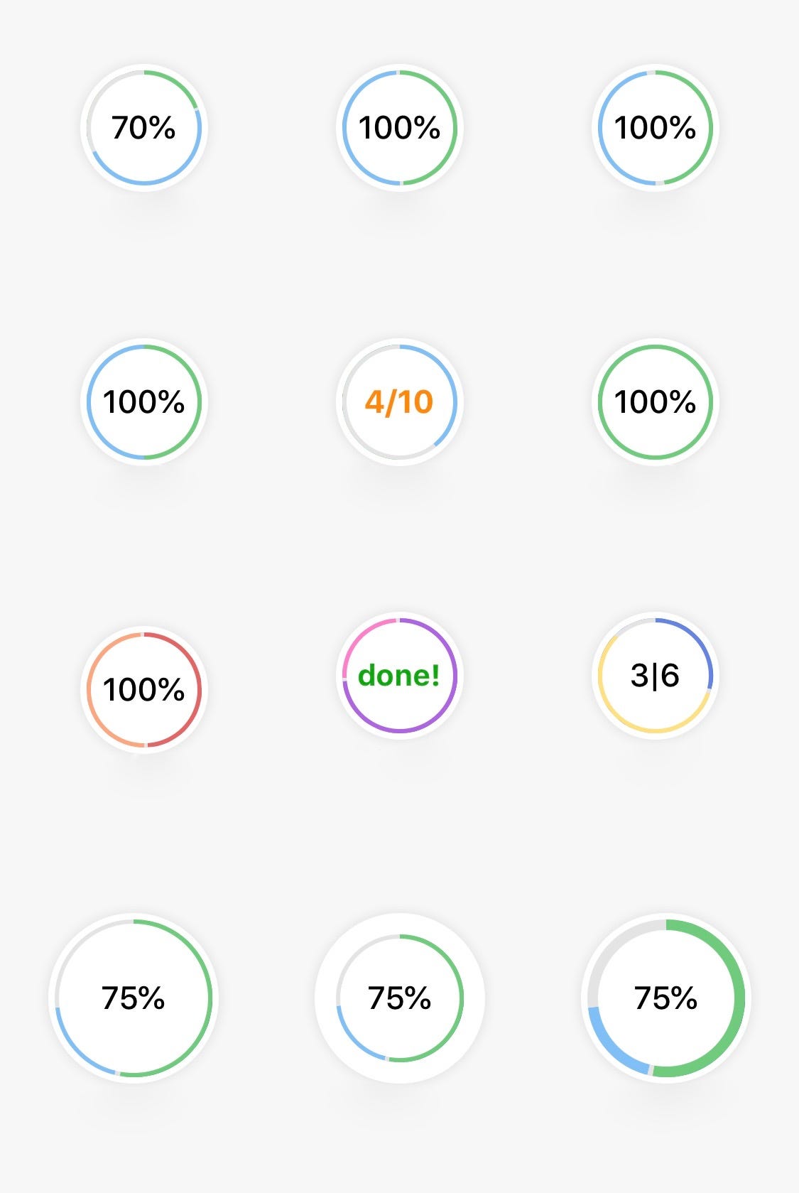 Two Part Progress Circle For React Native | by Purnima Naik | Medium