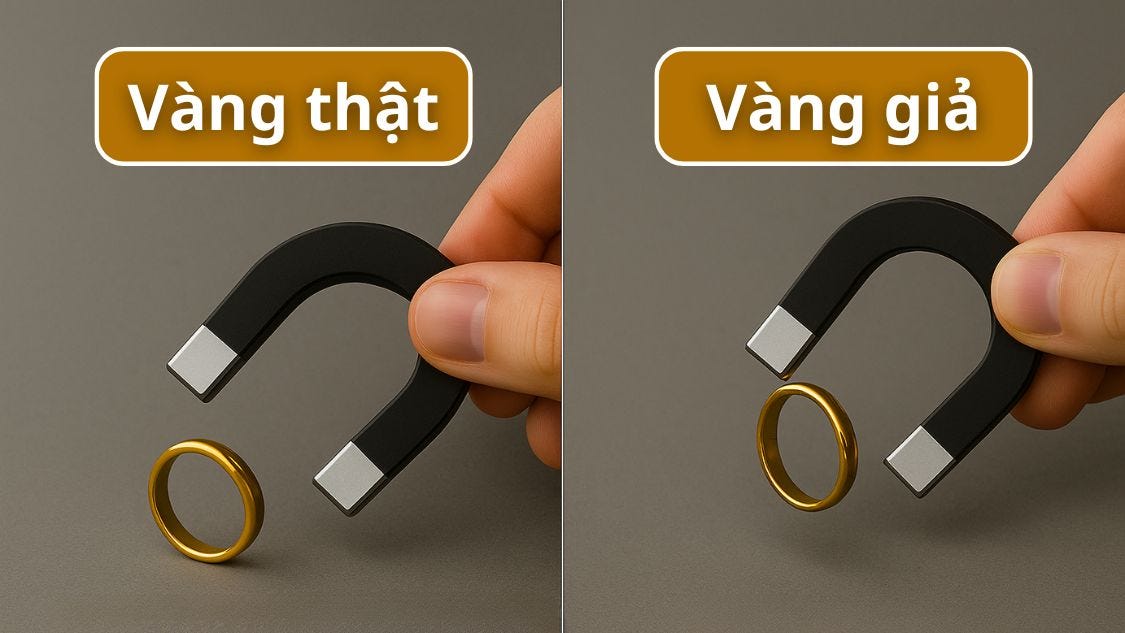 15 Cách Nhận Biết Vàng Thật — Vàng Giả Tại Nhà Chính Xác Nhất
