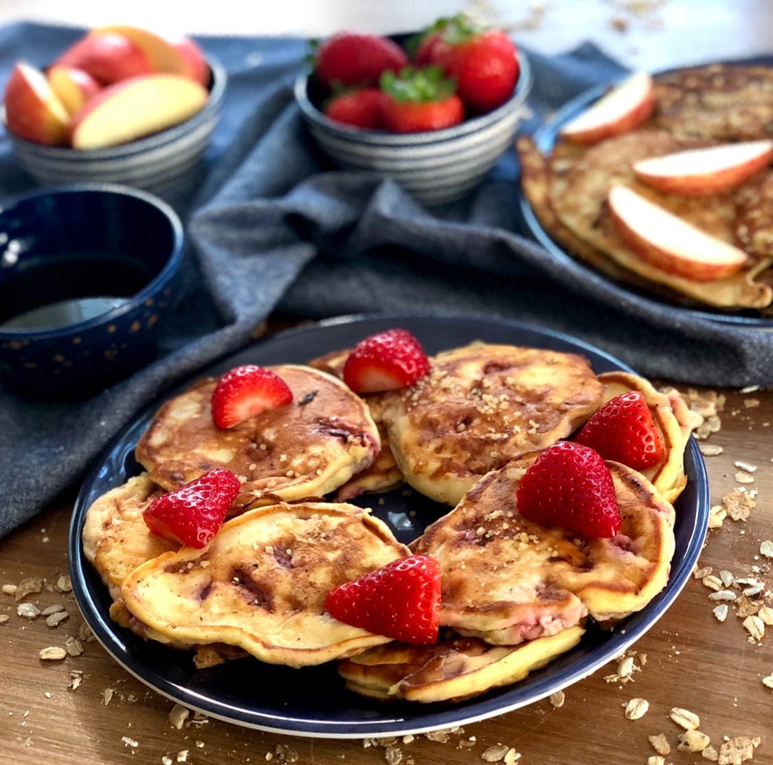 Applecinnamon pancake recipe. Ingredients by Agnes Doma Medium