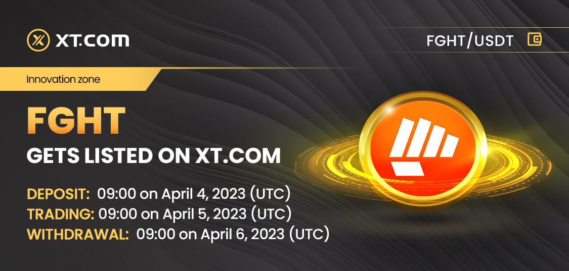 XT.COM Announcement on Launching FGHT(Fight Out) | by XT.com | Apr ...