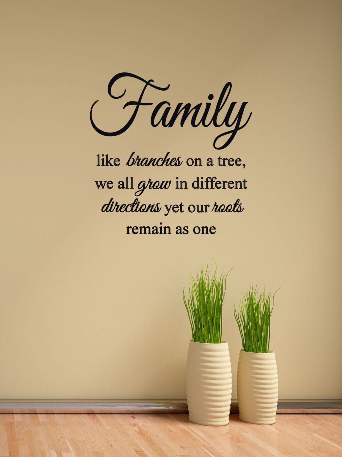We are all family. 