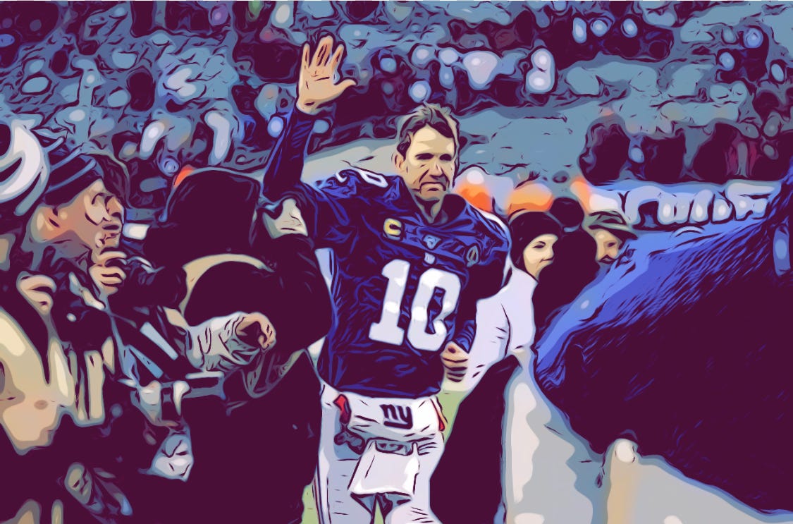 Farewell, Eli Manning.. After 16 seasons, my favorite NFL… by Connor