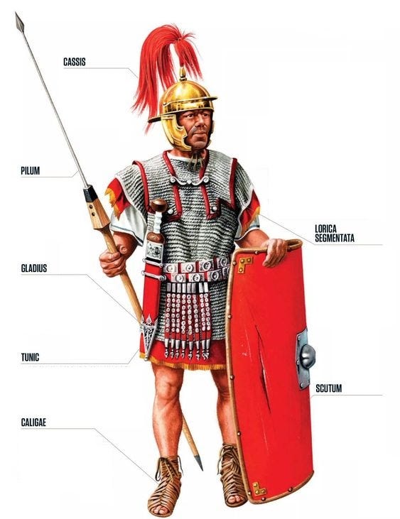 Roman Legionary — The Professional Heavy Infantry of the Roman Empire | by  Peter Preskar | Short History