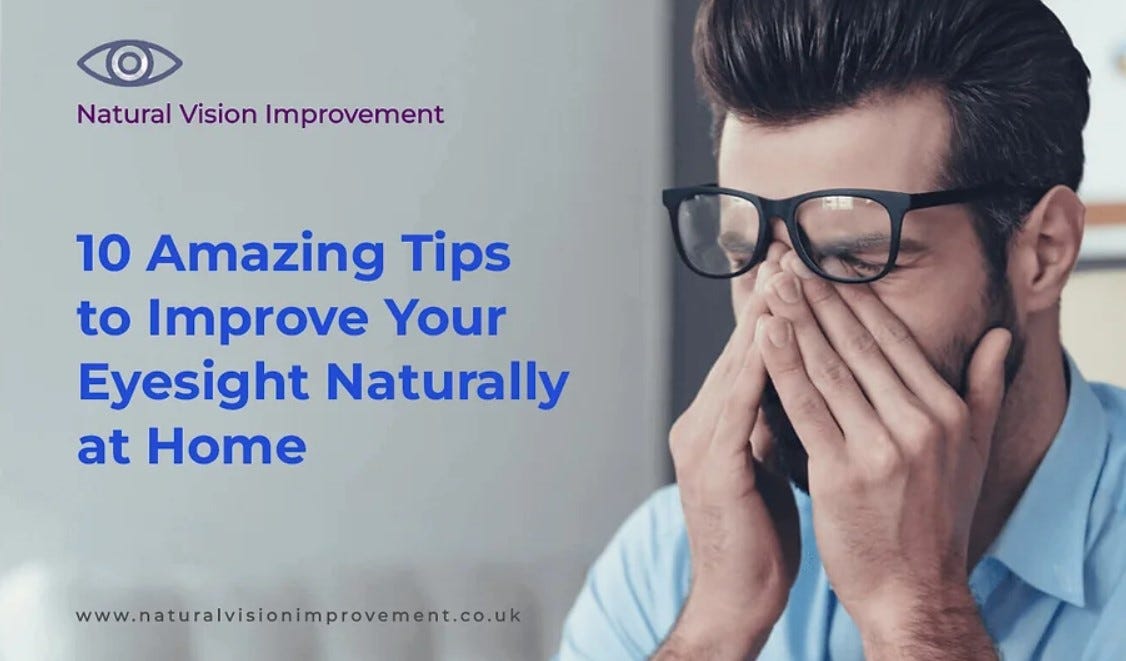 6 Effective Ways To Improve Eyesight Naturally by Natural Vision