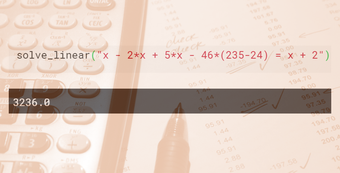 The Most Efficient Way to Solve Any Linear Equation, in Three Lines of ...