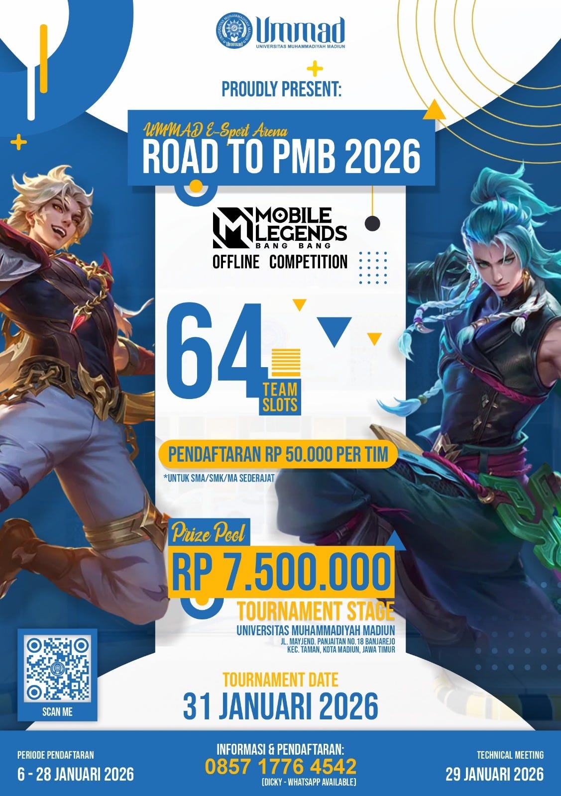 Gelaran Road to PMB UMMAD 2026 Hadir di Program Dialog Indonesia BISA RRI Madiun