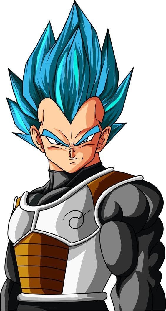 Como Desenhar o Vegeta SSJ Blue - Como desenhar anime - Bom Desenhista