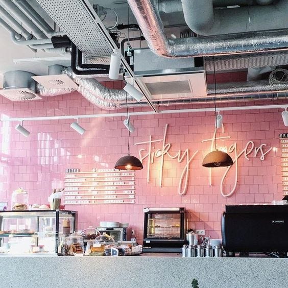 76 Pink Coffee station ideas  coffee station, coffee bar, coffee bar home