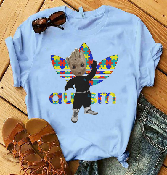 Adidas groot autism shirt — funny autism awareness shirt autism puzzle  piece autism blanket autism svg autism teacher gift autism card gift | by  Trending Tee | Medium