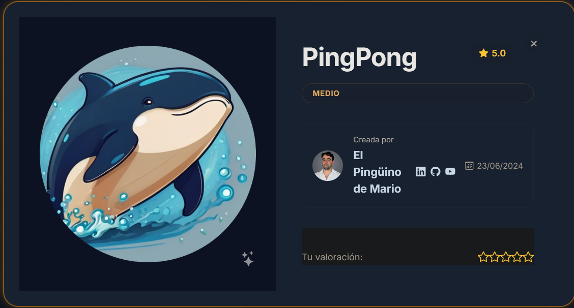 Write-Up máquina PingPong de DockerLabs [ES]