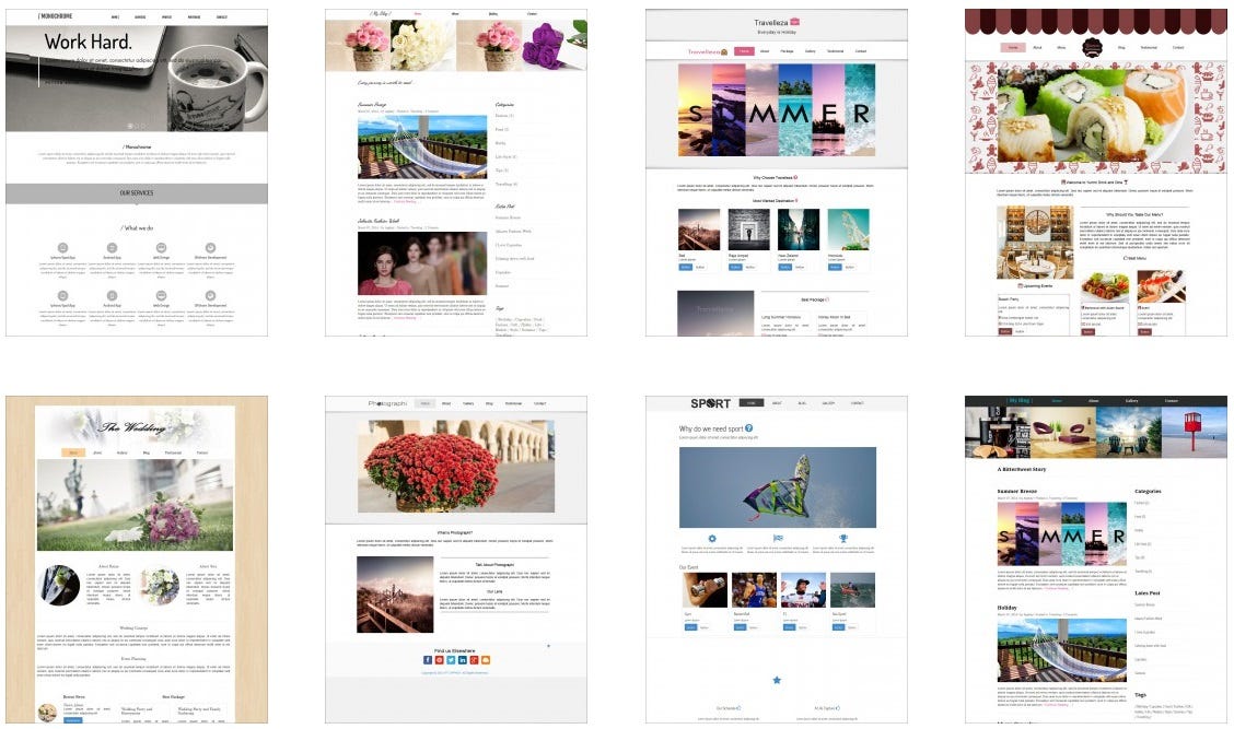 Free Web Template. Do you looking for a free web template… | by Dwi Ade ...