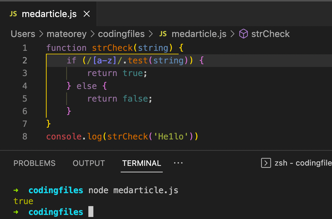 Simple Regex in JavaScript. In JavaScript one of the most difficult ... image.
