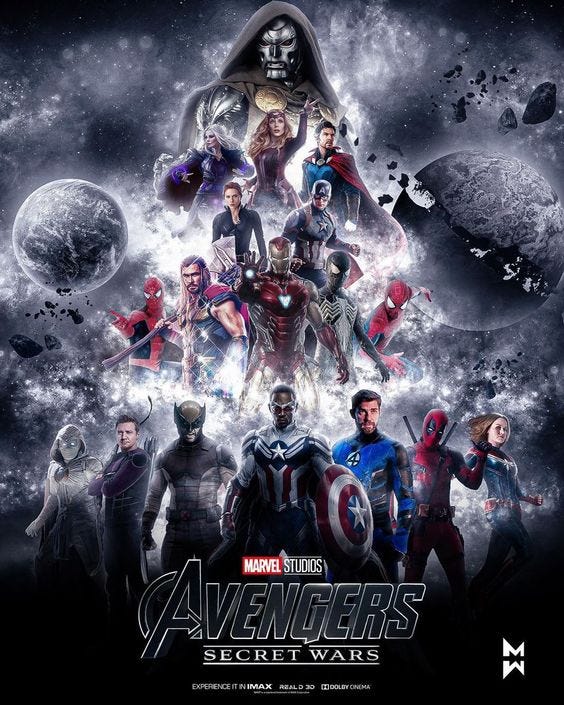 Avengers: The Kang Dynasty fan-posters highlight how massive the MCU roster  has become si… in 2023