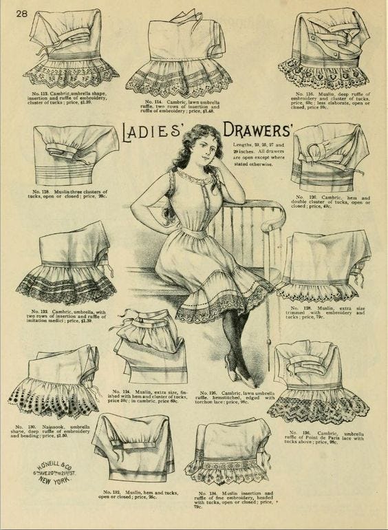 Victorian Women Wore The Most Hilarious Underwear, by Linda Caroll, History of Women