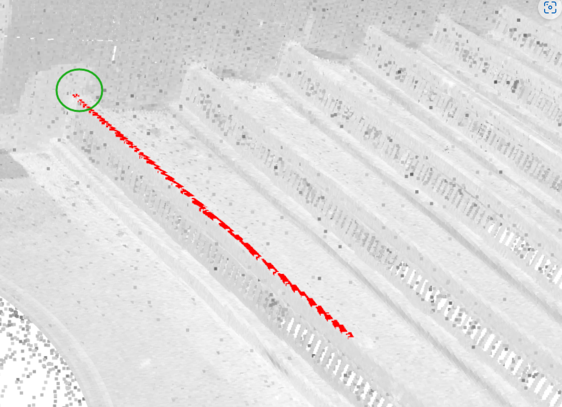 Manual interactive point selection and extraction of 3D point cloud ...
