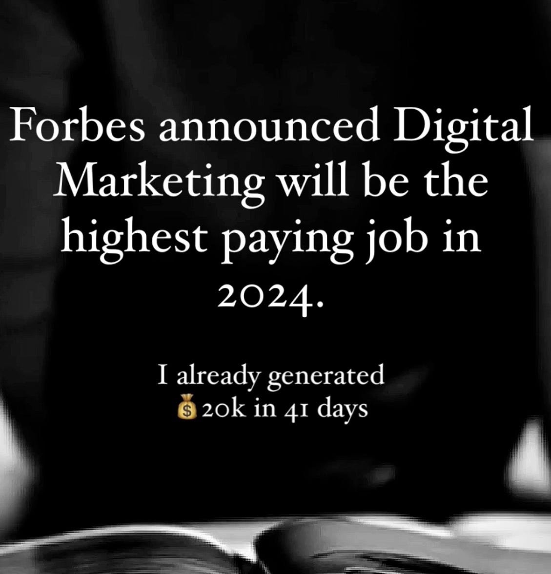 Forbes Announces Digital Marketing as the Highest Paying Job of 2024