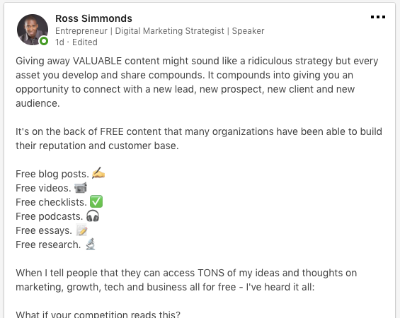 Ross Simmonds  B2B Marketing Strategies For Founders & Marketers