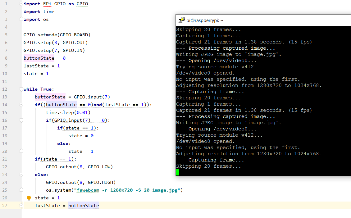 LAB01 — Mission 3 of 3 (1). >> WebCam Capture | by Arisa Rangklang | Medium