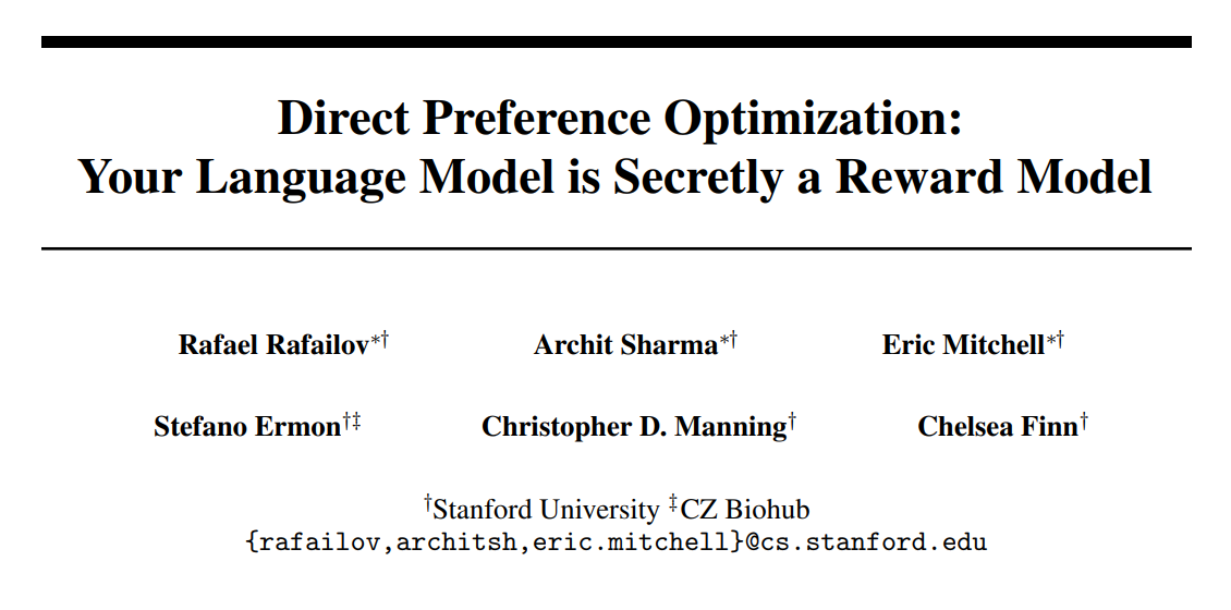 Papers Explained 148: Direct Preference Optimization