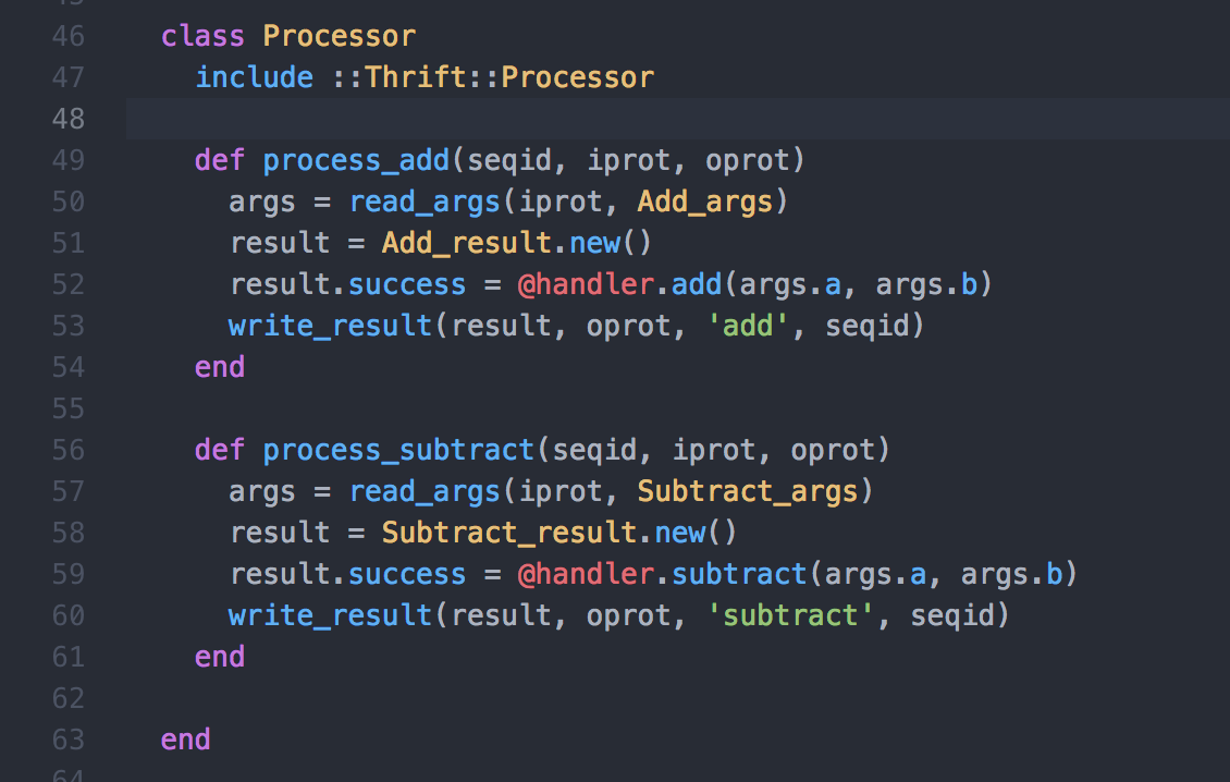 My first Apache Thrift Service. Recently I came across a Micro Service