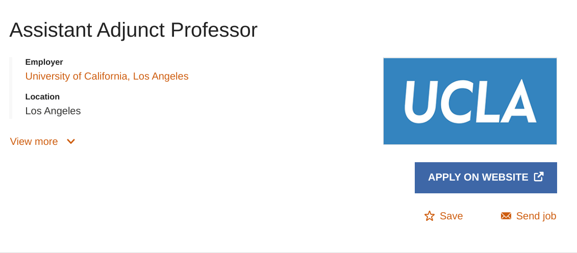 UCLA: Go get your PhD, then come work for us. Salary: $0.00 | by Y 