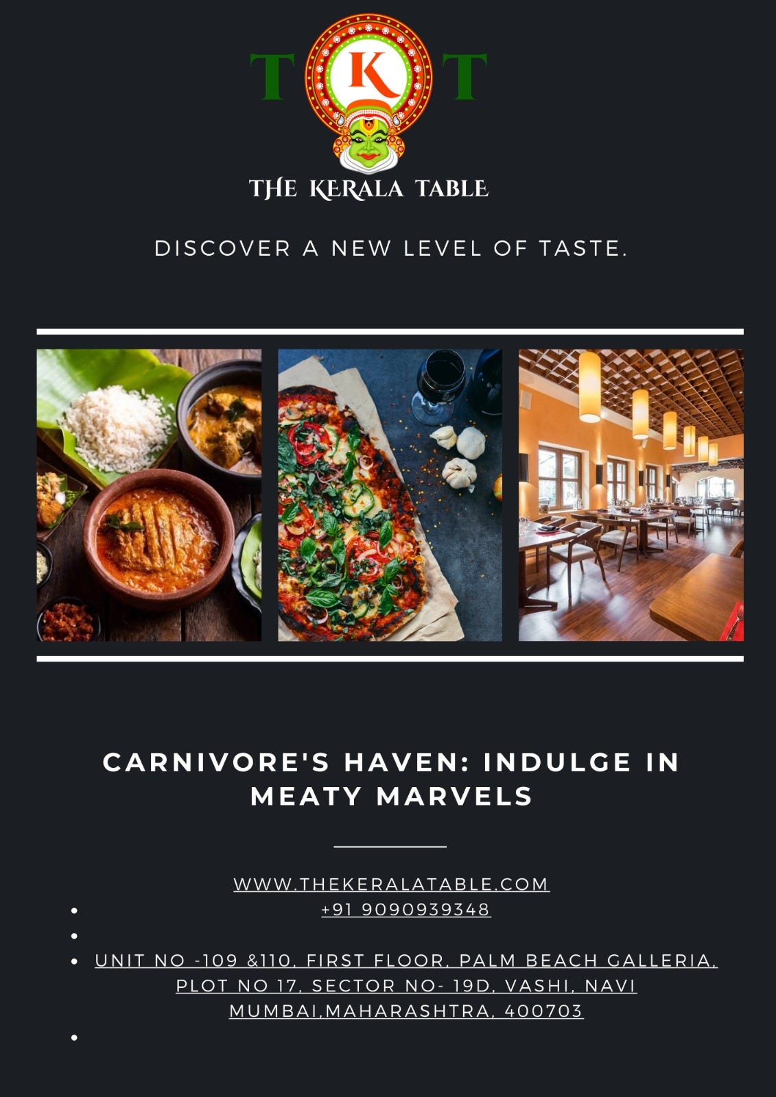The Kerala Table: A Culinary Oasis for Veg and Non-Veg Delights in 