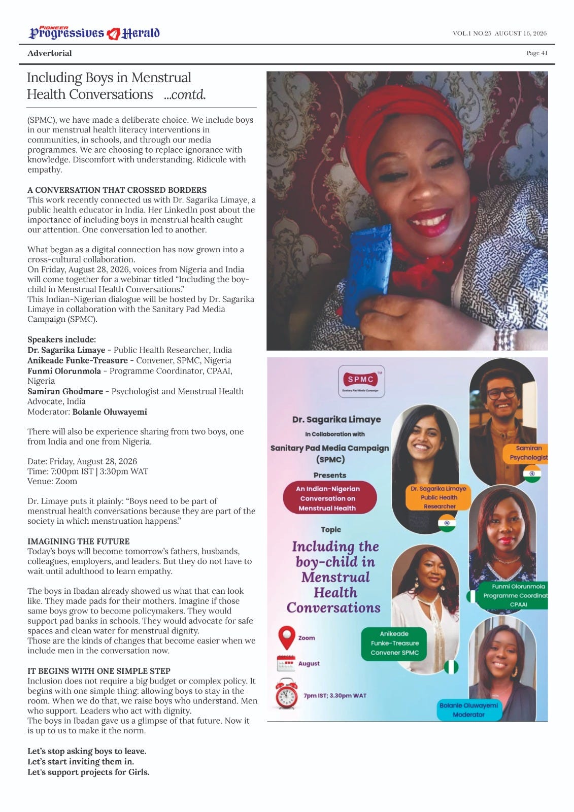 Including Boys in Menstrual Health Conversations