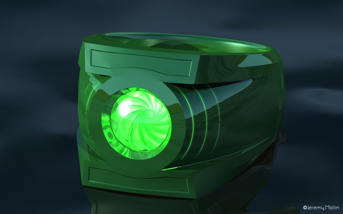 Could any known science lead to the creation of a Green Lantern's power ring?  | by Thaddeus Howze | Medium