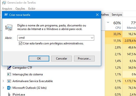 Dicas para elevar os privilégios da Linha de Comandos