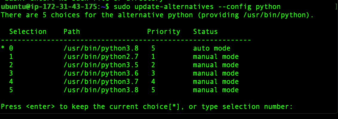 How to install and switch between different python versions in ubuntu  16.04. | by Md Mahbubur Rahman | Analytics Vidhya | Medium