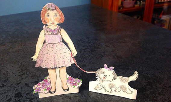 Bonecas de papel para imprimir  Roupas de boneca de papel, Roupas de papel,  Casa de bonecas de papelão