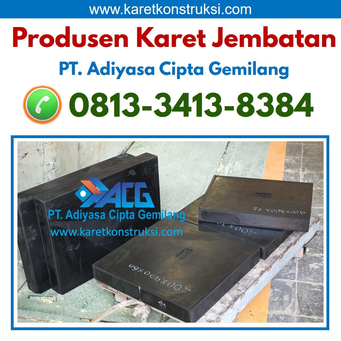 Call 081334138384, Supplier Karet Bumper Loading Dock Surabaya by