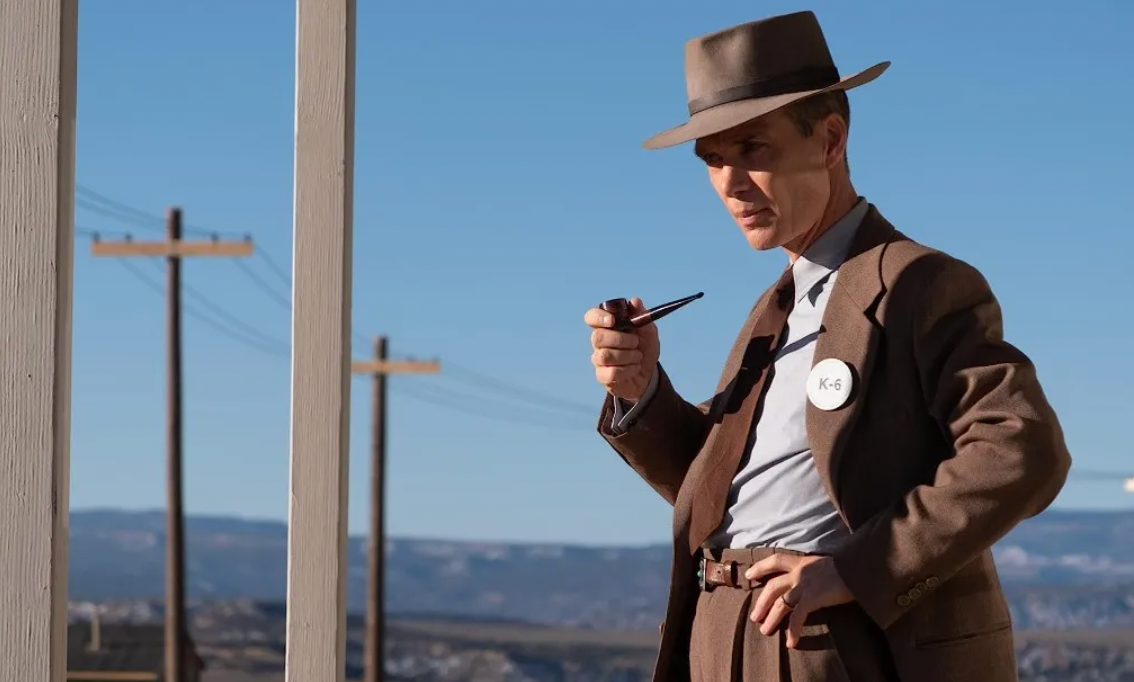 Cillian Murphy in Christopher Nolan’s “Oppenheimer” (2023). Image via Universal.
