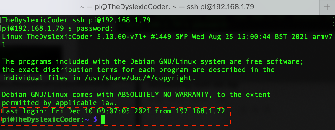 How to Remotely Access a Raspberry Pi on a Mac via SSH | by The Dyslexic  Coder | Medium