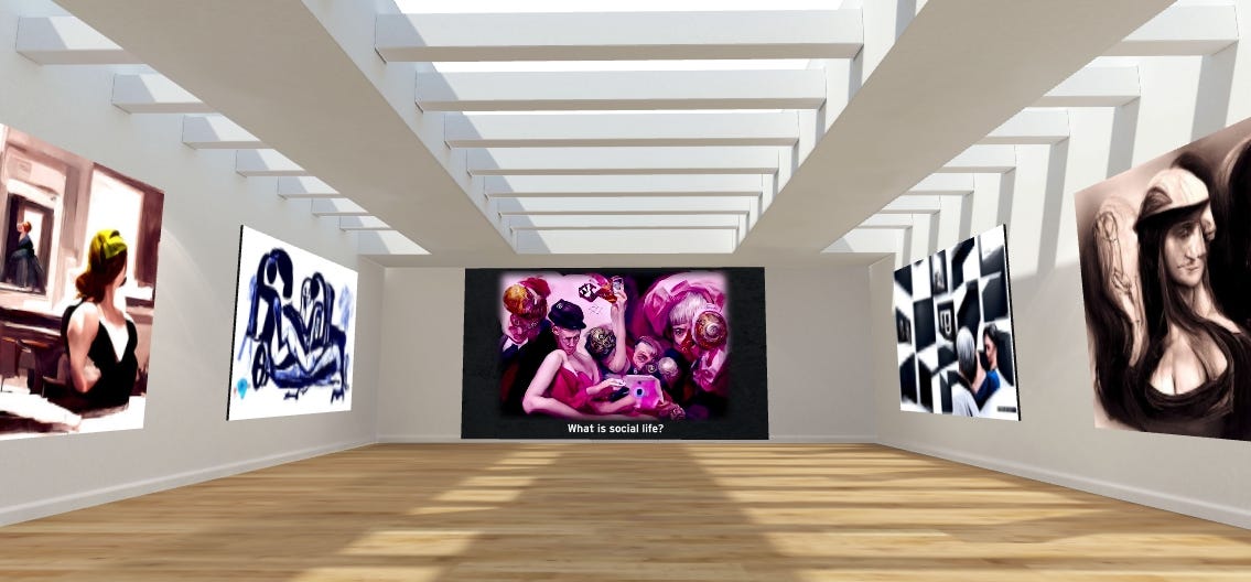 What is social life?. The AIdriven Poem, a Machine Take on… by